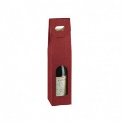 SC. 1 BOTTIGLIA 90X90X385 SETA BORDEAUX