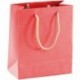 SHOPPER T/U 12X39+9CM ROSSO