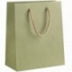 SHOPPER T/U 12X39+9CM VERDE SALVIA