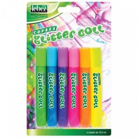 COLLA GLITTER 10,5ML 6PZ BL. - 80027