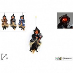 BEFANA C/SCOPA 25CM ASS - MI004098