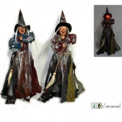 BEFANA C/LUCE C/SUONO 80CM ASS -
