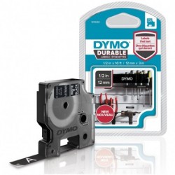 NASTRO DYMO D1 DURABLE 12X3 BIANCO/NERO