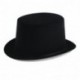 CAPPELLO CILINDRO NERO IN MONOFLOCCATO