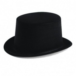 CAPPELLO CILINDRO NERO IN MONOFLOCCATO
