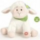 PELUCHE PECORA CON VERSO E FOULARD 25CM