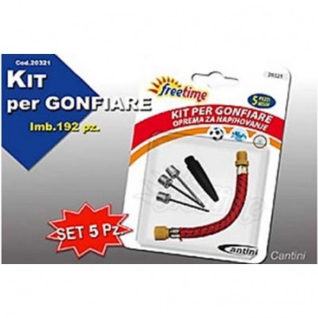 KIT GONFIAGGIO 5PZ BL. - 20321