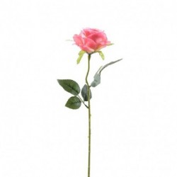 ROSA CON FOGLIE 52CM - 14128