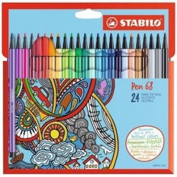 PENNARELLI STABILO PEN68 24PZ  - 6824-7