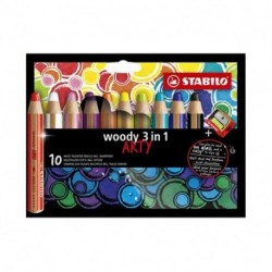 PASTELLONI STABILO WOODY 18PZ+TEMP.