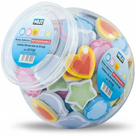 MEMOSTICK BARATTOLO 100 PZ.ASS - 21722
