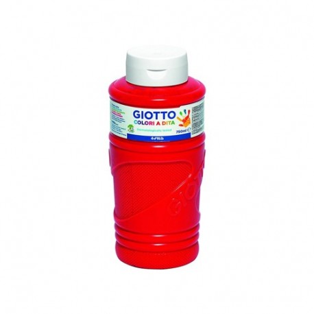 COLORI A DITA GIOTTO 750ML ROSSO -