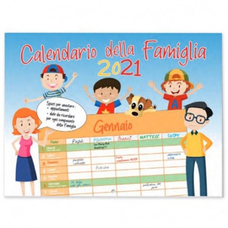 CALENDARIO DELLA FAMIGLIA - CI12400B