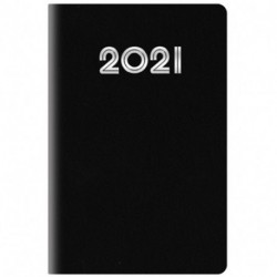 AGENDA 26 BIGIORN 6,5X10 GOMMATO NERO -