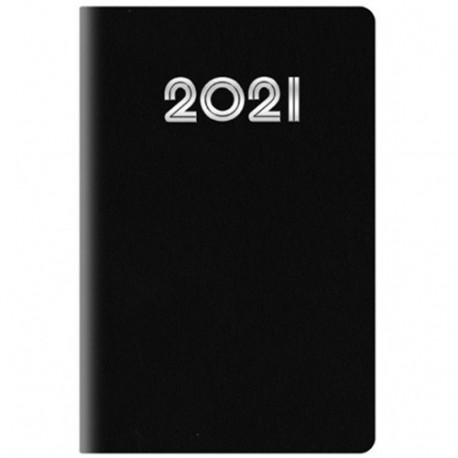 AGENDA 26 BIGIORN 6,5X10 GOMMATO NERO -