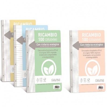 RICAMBIO RINFORZATO BIO RIG. Q 100GR A4