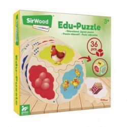 PUZZLE LEGNO IMPARA LìEVOLUZIONE 36PZ