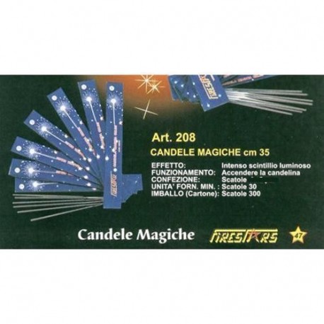 CANDELINE MAGICHE 37CM CF. 10PZ (MV1)