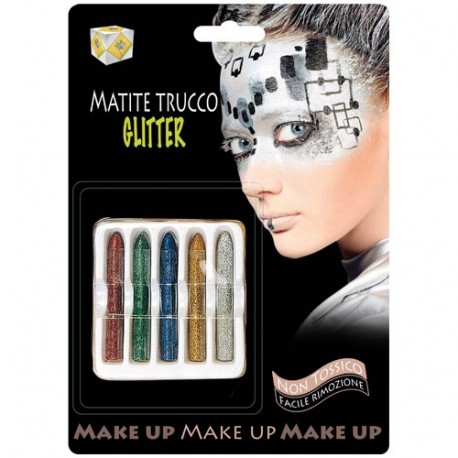 SET MATITE MAKE UP GLITTER COL ASS -