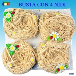 NIDI PAGLIA COLORI NATURALI 4PZ - 90613