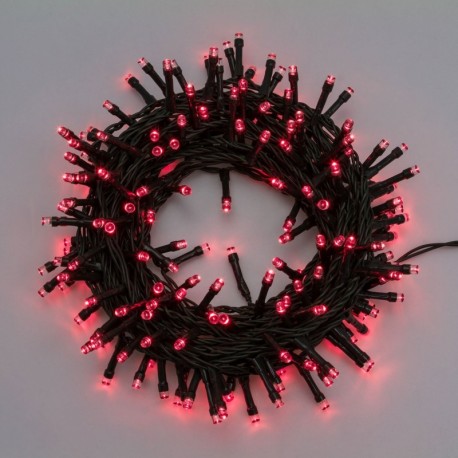 CATENA 100 LED ROSSE 5MT+2MT - 29903