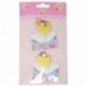 CLIP C/GALLINA SET 2PZ - 40850
