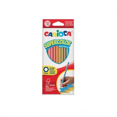 PASTELLI CARIOCA SUPERCOLOR 12PZ - 43391