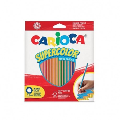 PASTELLI CARIOCA SUPERCOLOR 24PZ - 43393