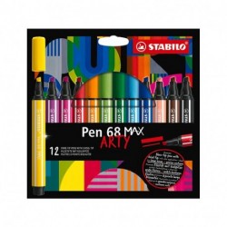 PENNARELLI STABILO PEN68 MAXI  CF.12PZ -