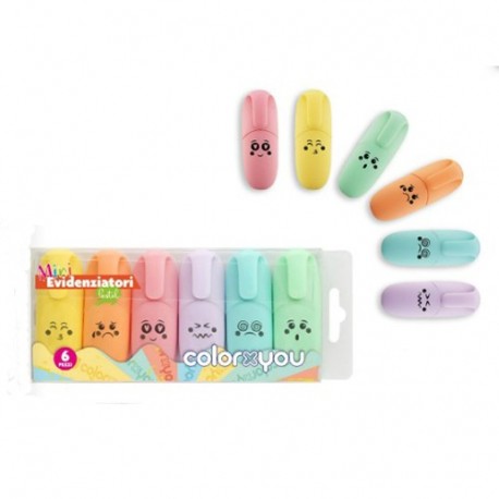 MINI EVIDENZIATORI COLOR X YOU CONF.6PZ