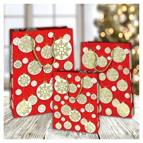 SHOPPER RED CHRISTMAS 18X11X23 - SH56160