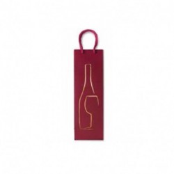 SHOPPER BOTTIGLIA ROSSO 12X37X9 175D