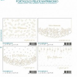 BIGLIETTO PORTASOLDI MATRIMONIO  -