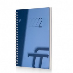 AGENDA 24 GIORN.21X30 TEXT BALACRON BLU