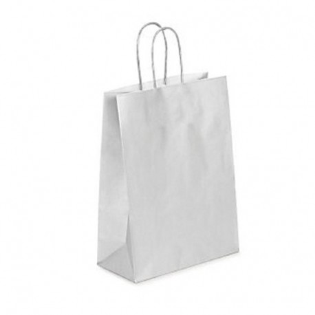 SHOPPER T/U 22X10X29 ARGENTO  -
