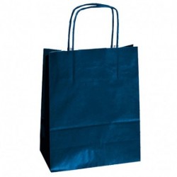 BORSA IN CARTA 26X11X34,5 BLU  -