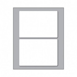 BUSTE ETICHETTE BIANCHE TQ 95X66 COD.50