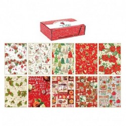 SC. CARTA REGALO PIEGATA NATALE 100F.