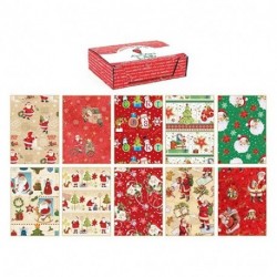 SC. CARTA REGALO PIEGATA NATALE 100F.