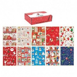 SC. CARTA REGALO PIEGATA NATALE 100F.