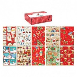 SC. CARTA REGALO PIEGATA NATALE 100F.