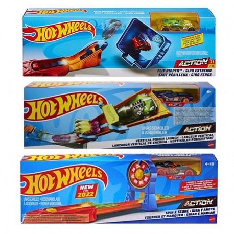 HOT WHEELS PISTA CON 4 AUTO ASS - MG7013