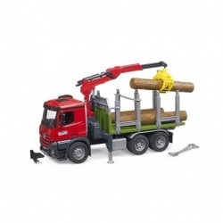 BRUDER MB AROCS CAMION TRASPORTO 3 TRONC