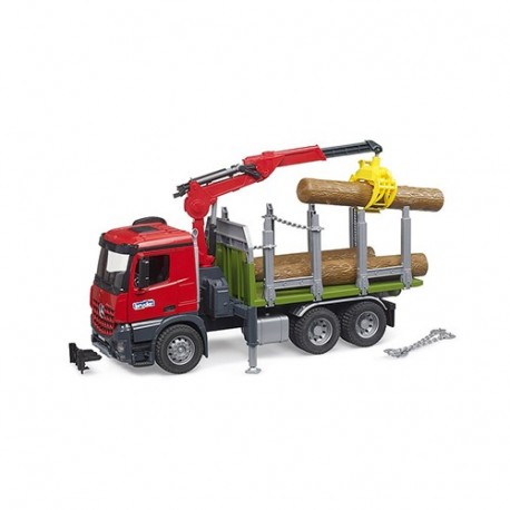 BRUDER MB AROCS CAMION TRASPORTO 3 TRONC