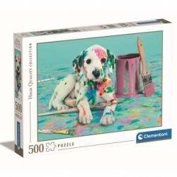 CLEM PUZZLE 500 DALMATA PITTORE  - 35150