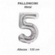 100CM PALLONCINO MYLAR ARG NUM. 5  -