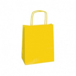 BORSA IN CARTA 26X11X34,5 GIALLO