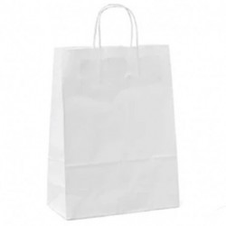 BORSA IN CARTA 54X14X45 CORDINO BIANCO