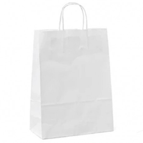 BORSA IN CARTA 54X14X45 CORDINO BIANCO