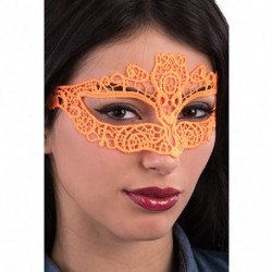 MASCHERA ARANCIONE FLUO IN TESSUTO MACRA